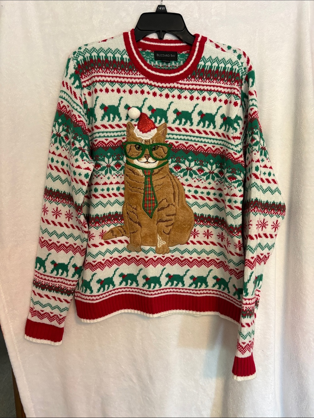 Unisex Holiday Cat Sweater